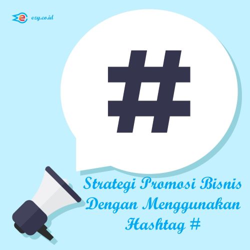 strategi bisnis denga hashtag